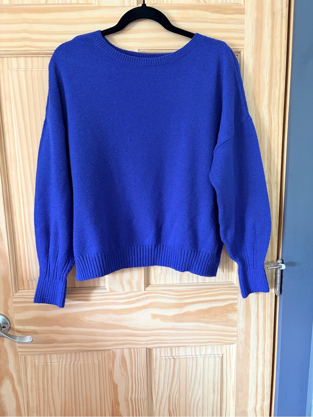 Sonoma Women's Scoopneck Sweater in Cobalt Blue